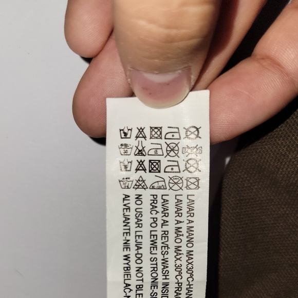 Trafaluc Brown Sequins And Beaded Y2K  Chevron Micro Mini Skirt - Picture 9 of 10